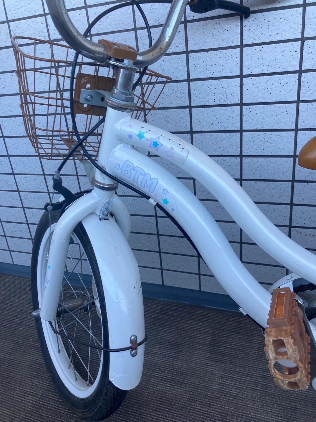 BTM 子供用自転車 ホワイトの写真2枚目