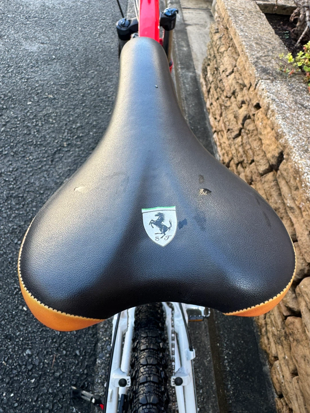 極美品　Ferrari ディスクブレーキ　マウンテンバイクの写真8枚目