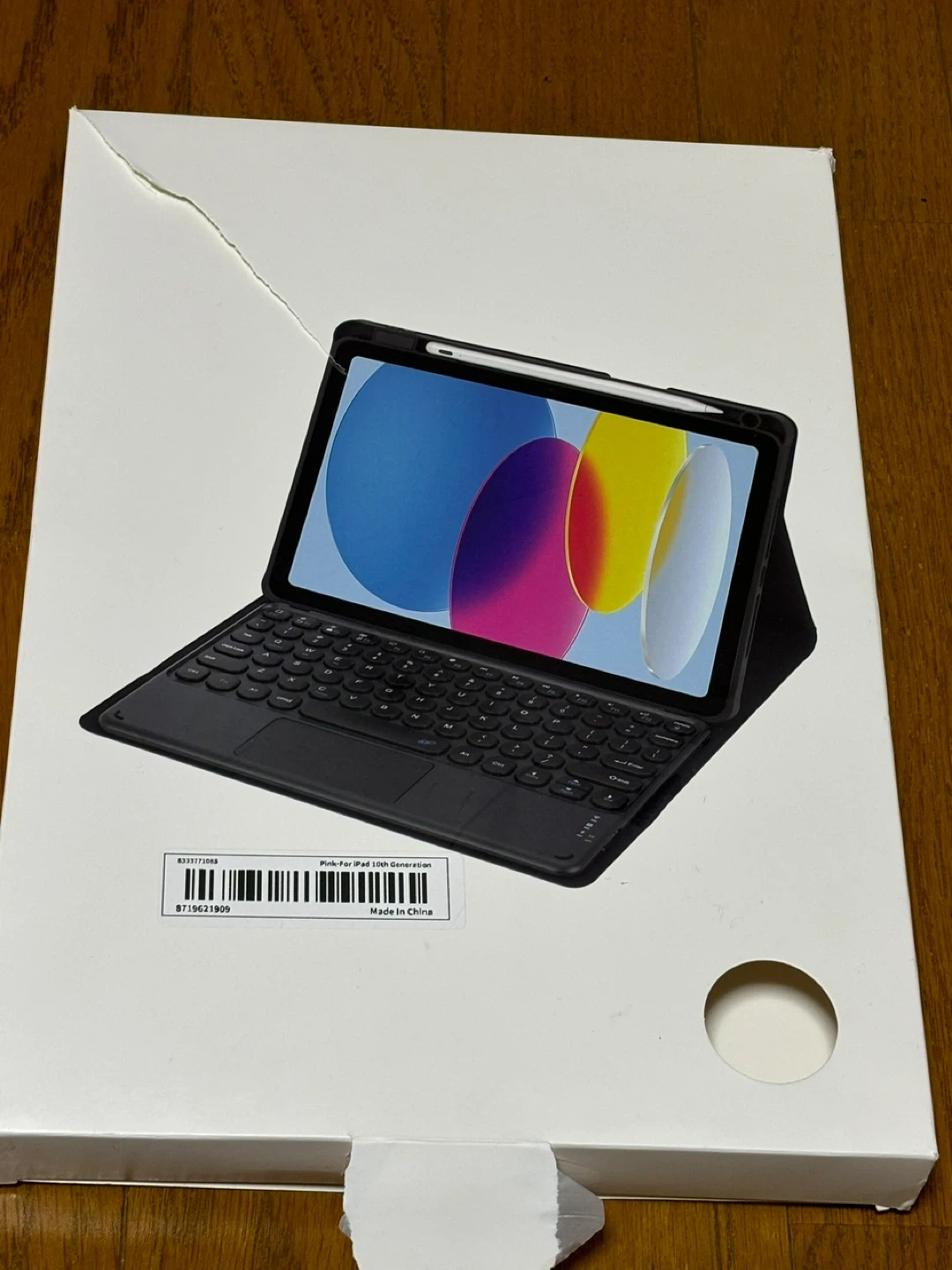 【新品未使用】iPad第10世代用 ワイヤレスキーボードケースの写真3枚目
