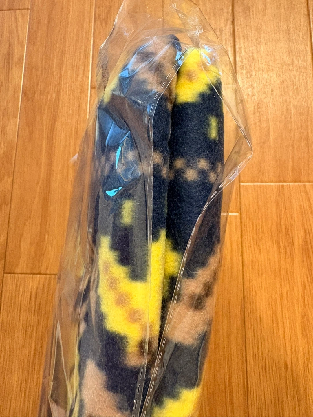 ブランケット Lサイズ 花柄 ネイビーの写真3枚目