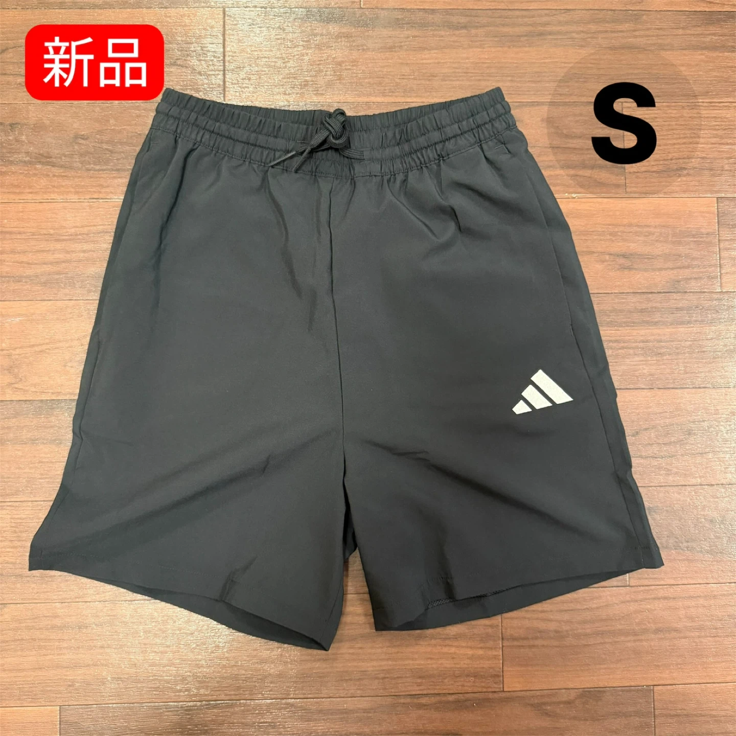 アディダス ハーフパンツ 黒 S