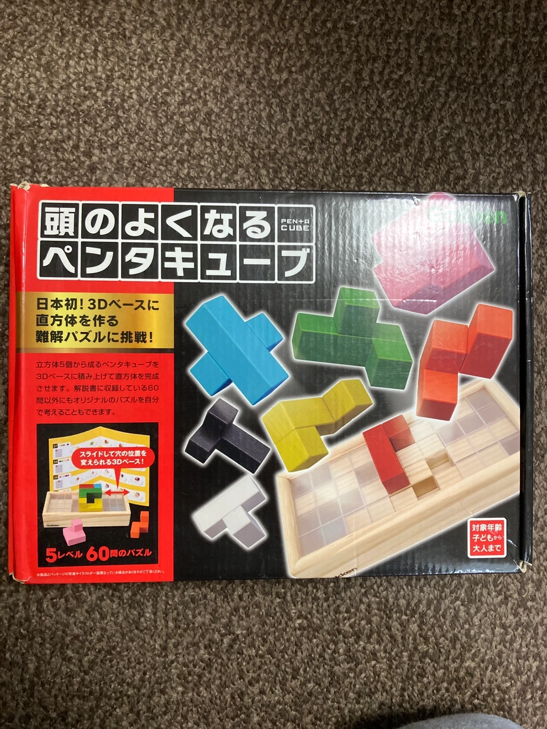 学研 頭のよくなるペンタキューブ パズル