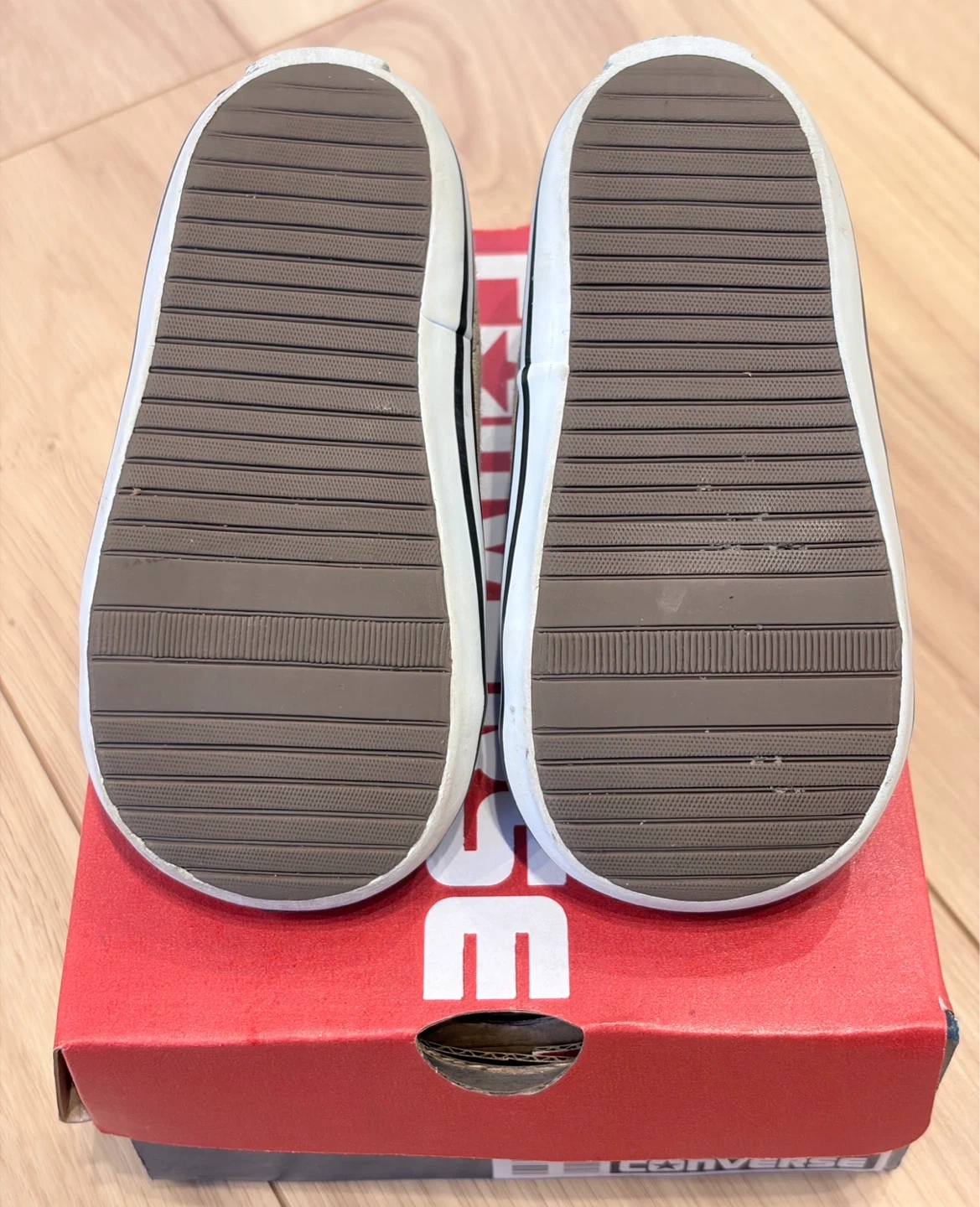 コンバース キッズスニーカー 13.5cm ベージュの写真4枚目