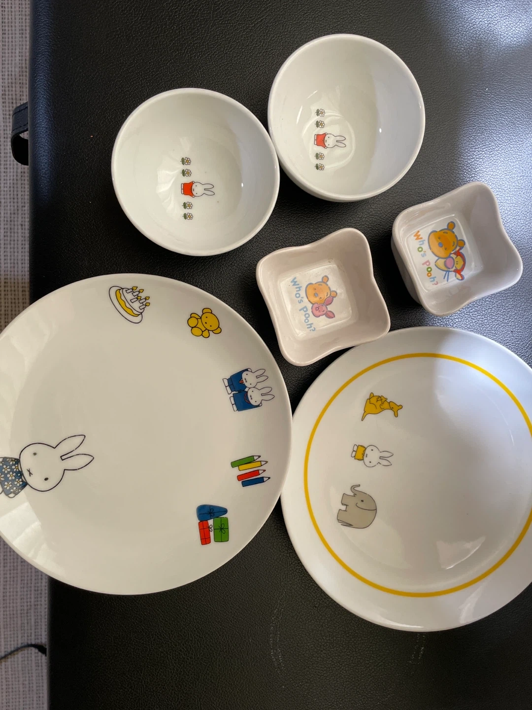 ミッフィー・くまのプーさん 食器セット