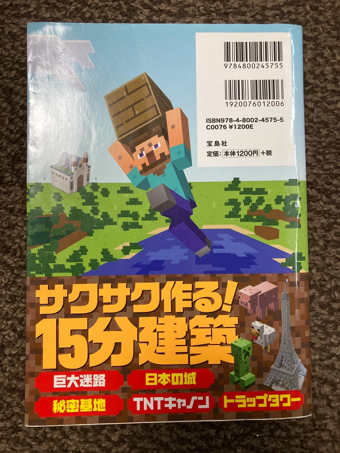 マインクラフト わくわく家づくり大攻略 本の写真2枚目