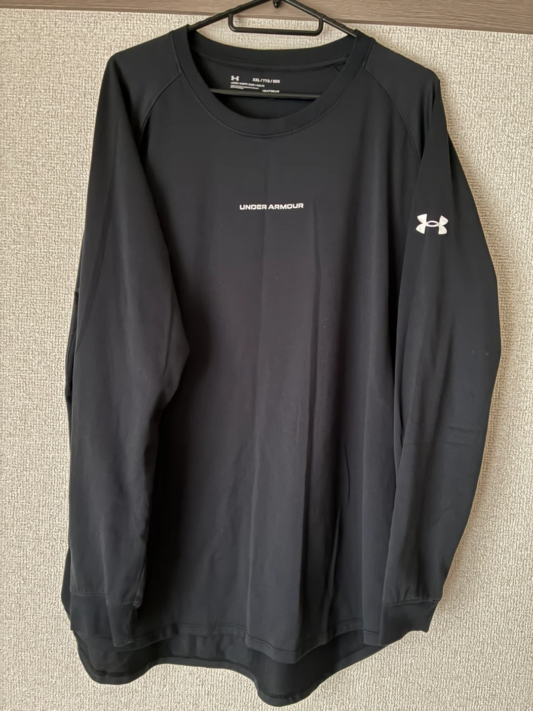 アンダーアーマー 長袖Tシャツ 黒 XXL