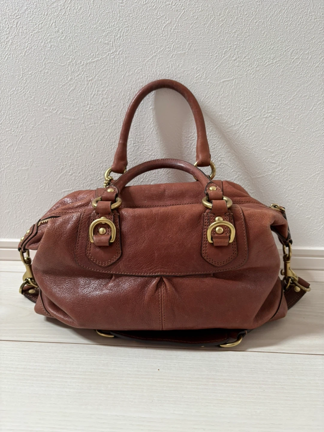 コーチ COACH バッグ 茶の写真3枚目