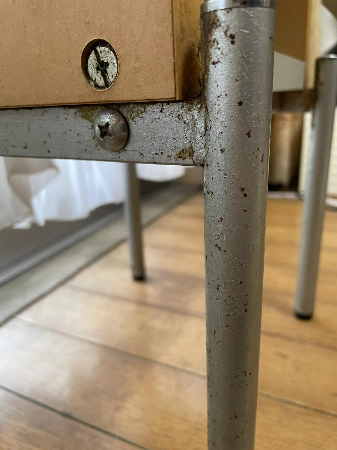 スリムシェルフ 木製棚 金属脚の写真2枚目