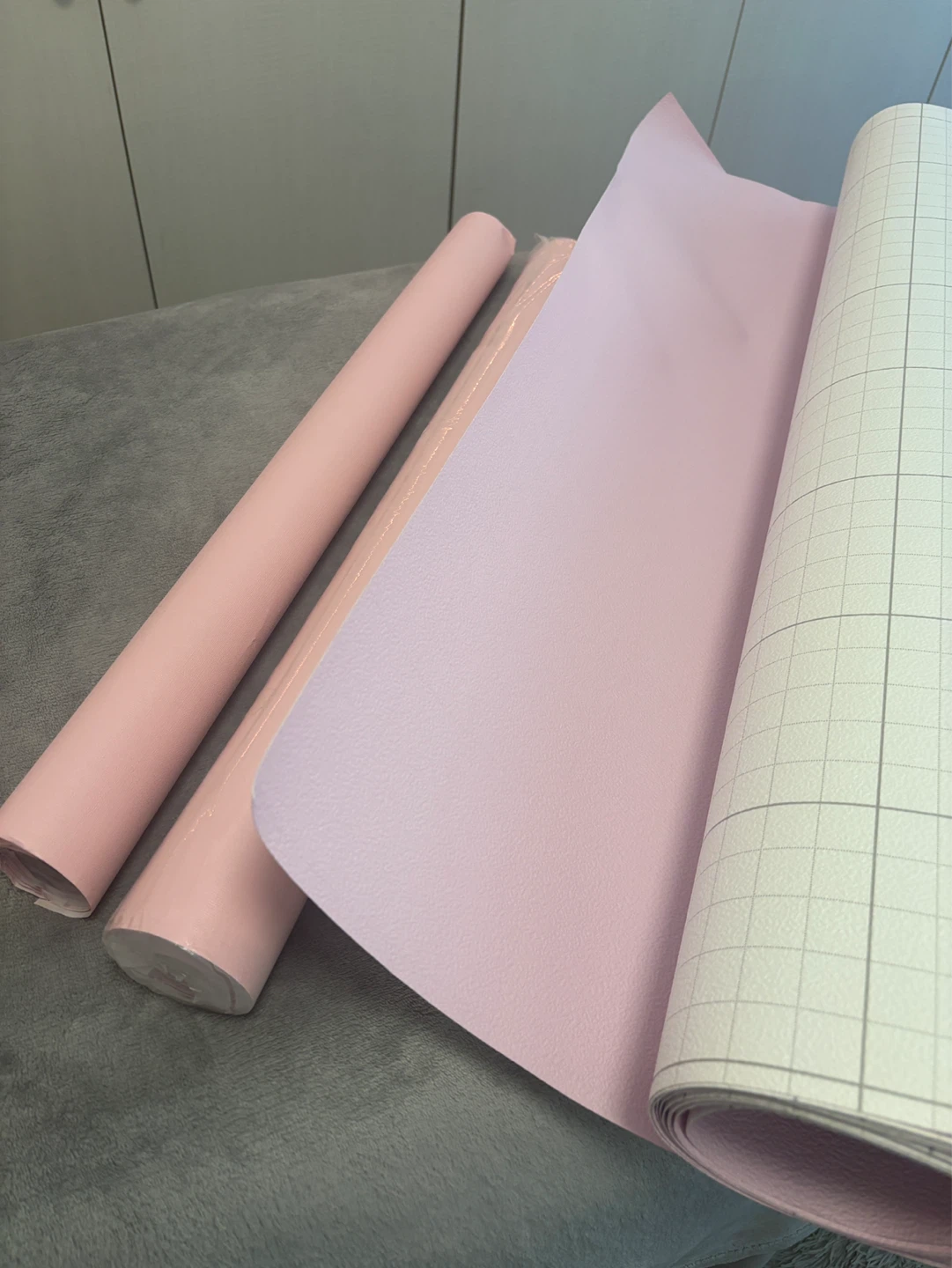 DIY 壁紙シール ピンク 3本セット