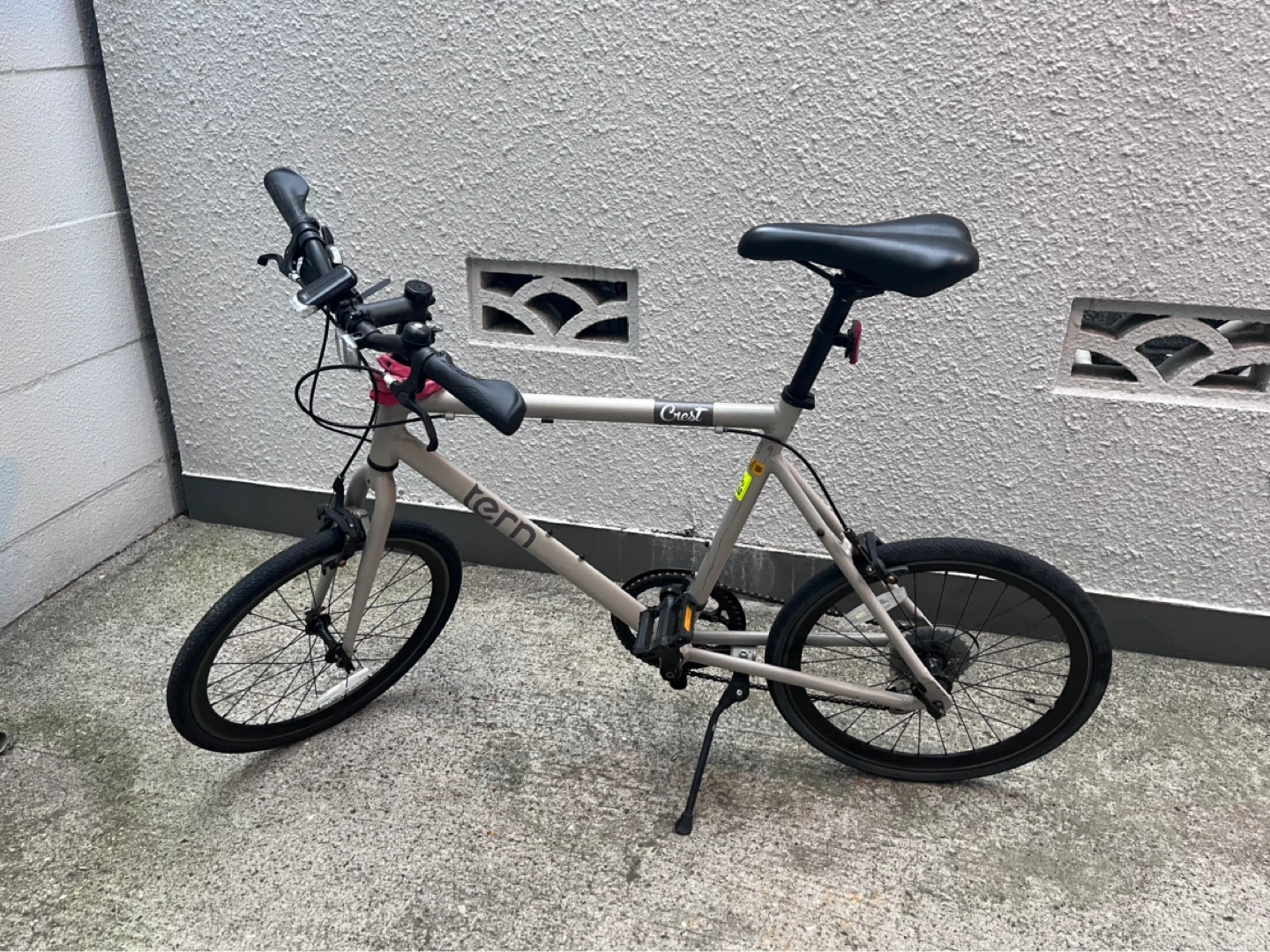 ターン クレスト ミニベロ グレー