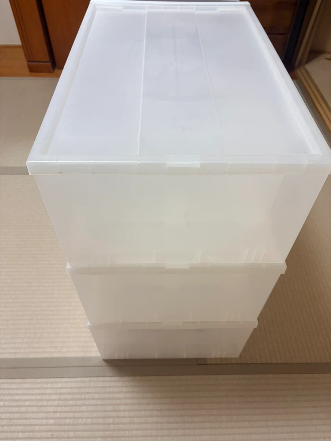 無印良品 衣装ケース 引出式 3段セットの写真7枚目