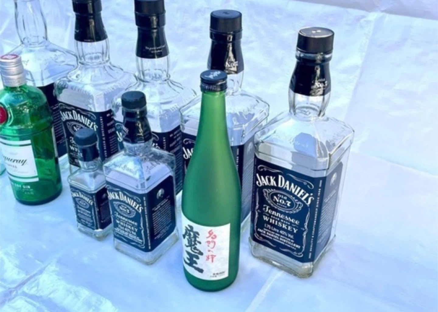 ジャックダニエル空き瓶セット 10本 インテリア・ディスプレイ・DIY・店舗装飾にの写真4枚目