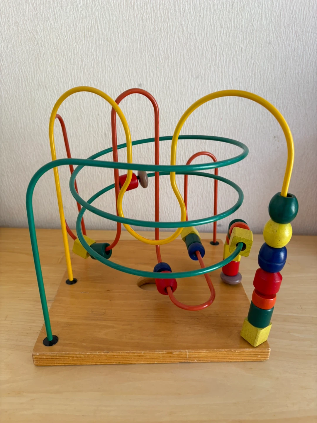 木製 ビーズコースター ルーピング 知育玩具