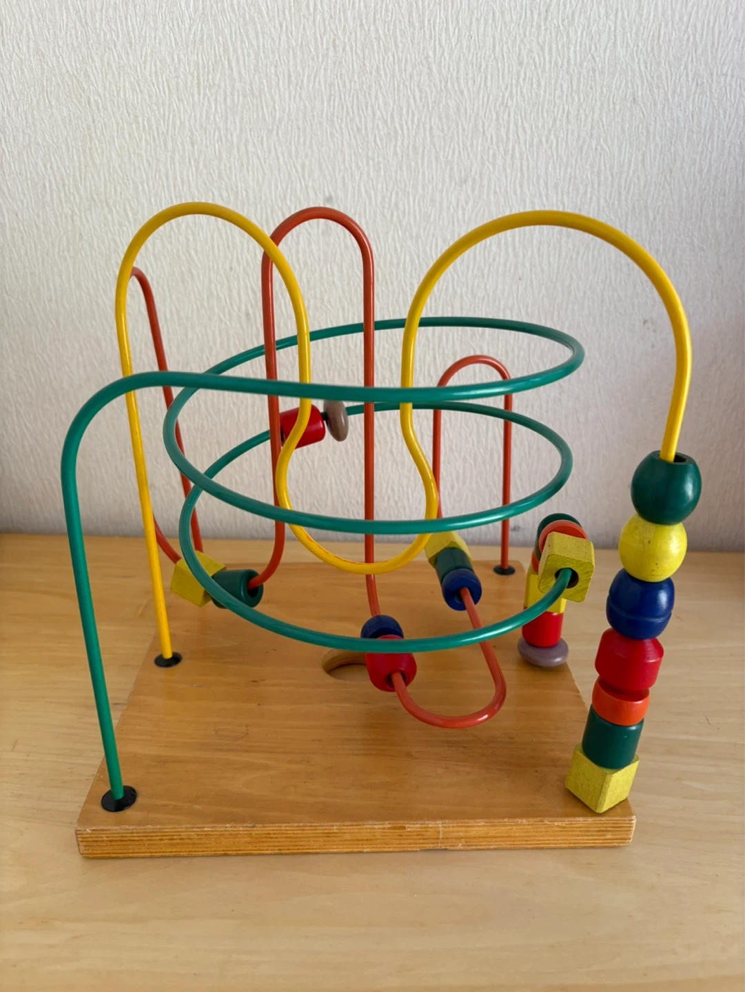 木製 ビーズコースター ルーピング 知育玩具