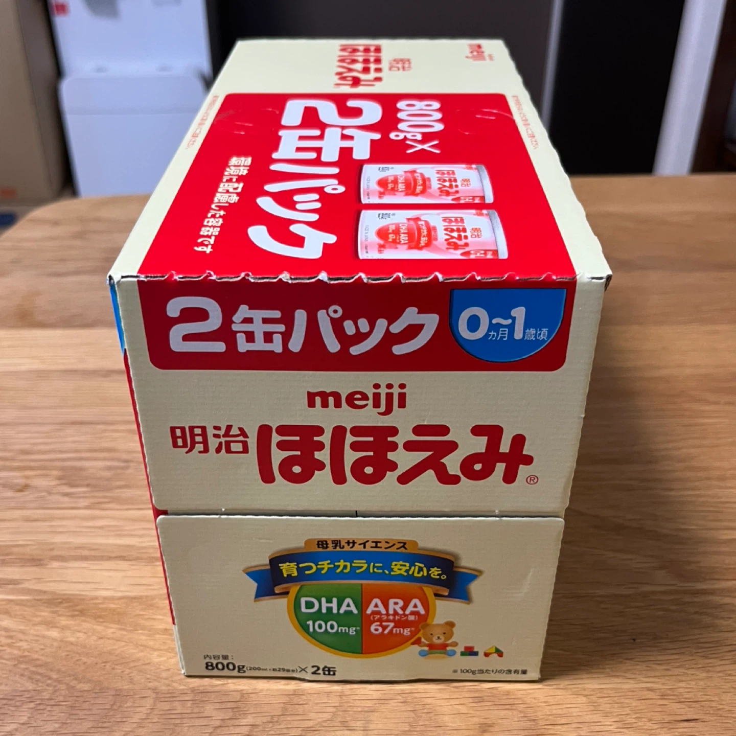 明治 ほほえみ 800g×2缶パックの写真2枚目