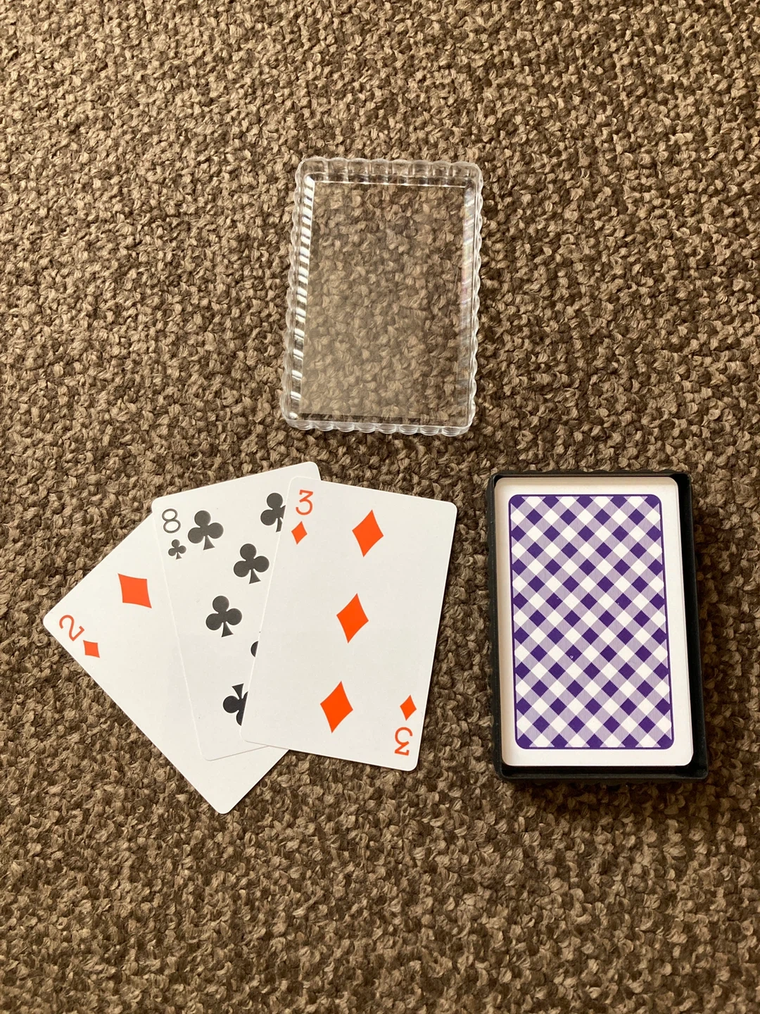 トランプ カードゲーム ギンガムチェック柄
