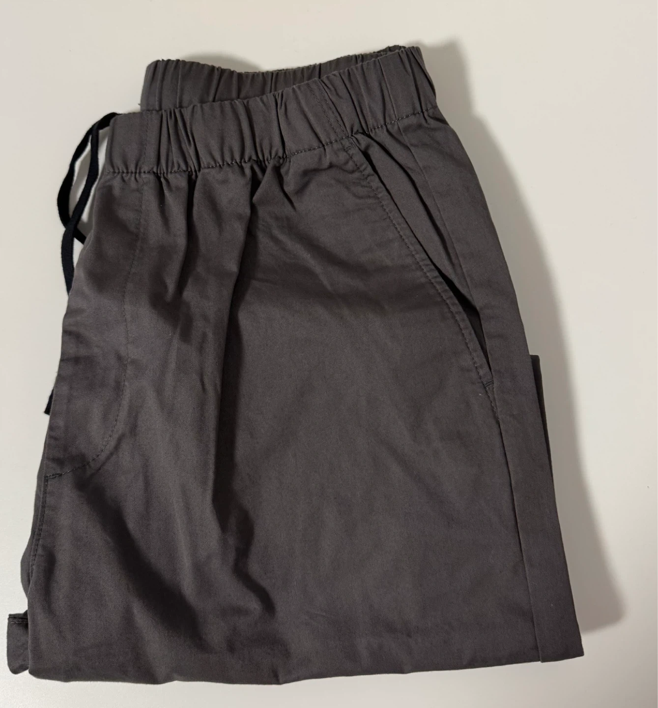 無印良品 紳士 洗いざらしコットンイージーパンツ M