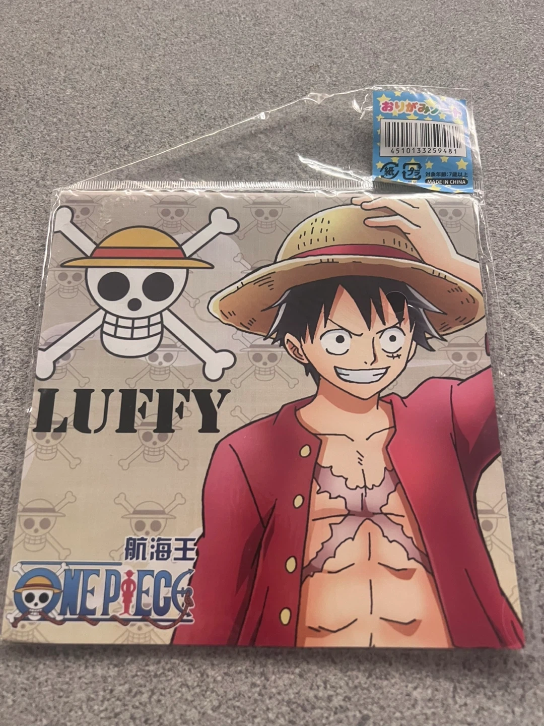 ワンピース おりがみノート 3種セットの写真2枚目