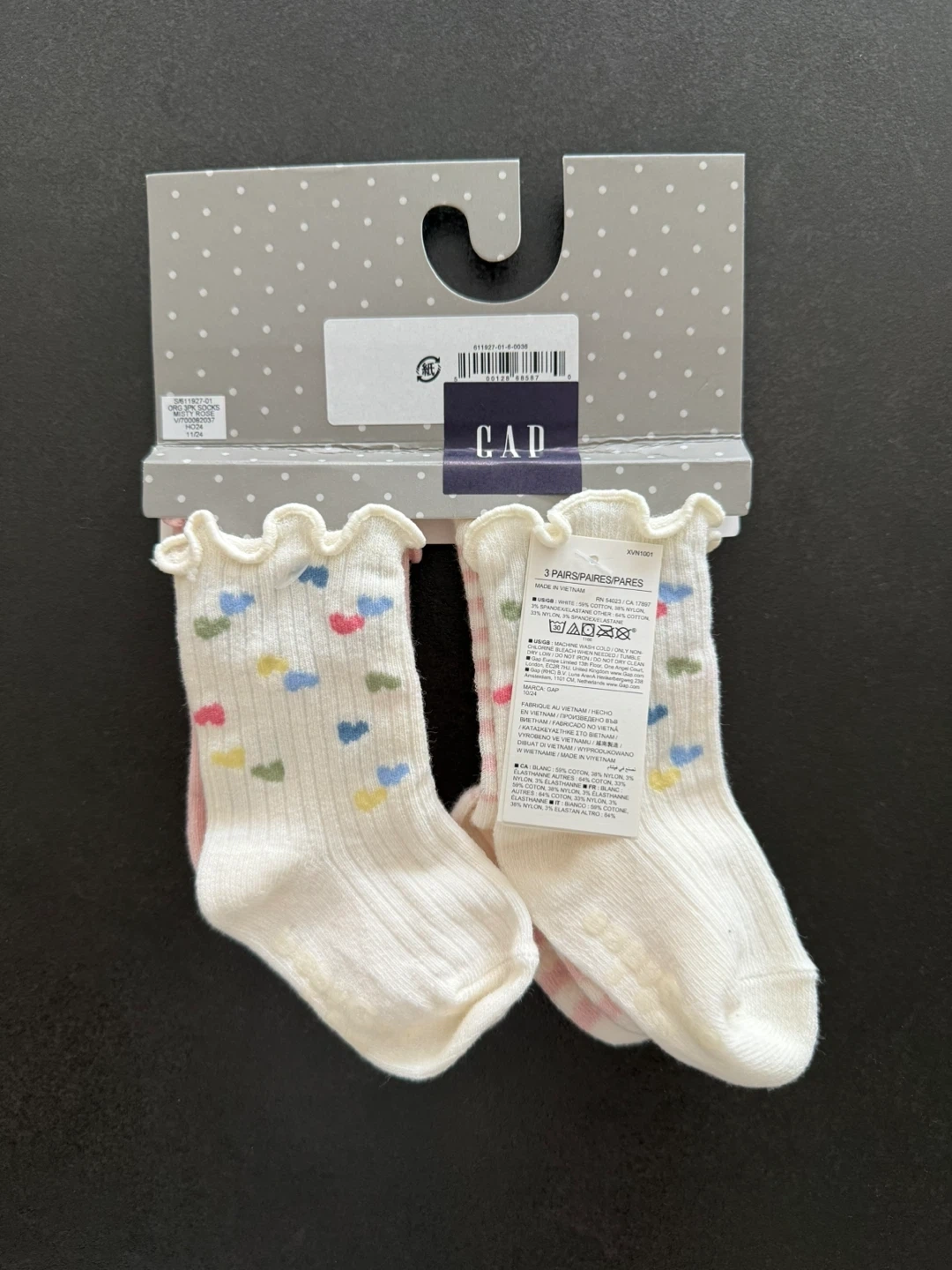 👶GAP ベビー靴下 3足セット 3-6ヶ月の写真2枚目