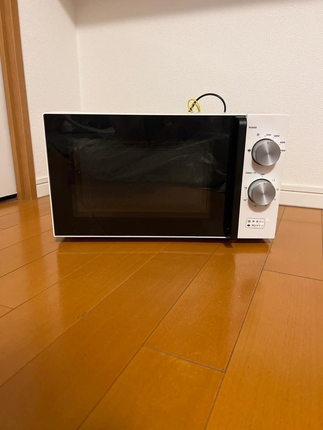 【お譲り先決まりました】シンプル電子レンジ ホワイト