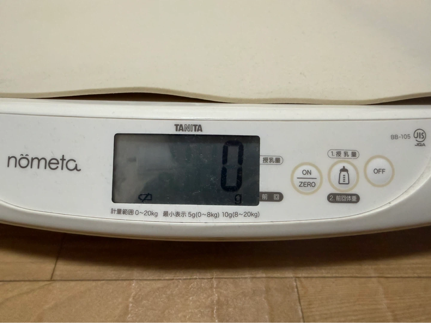 タニタ ベビースケール nometa BB-105の写真4枚目