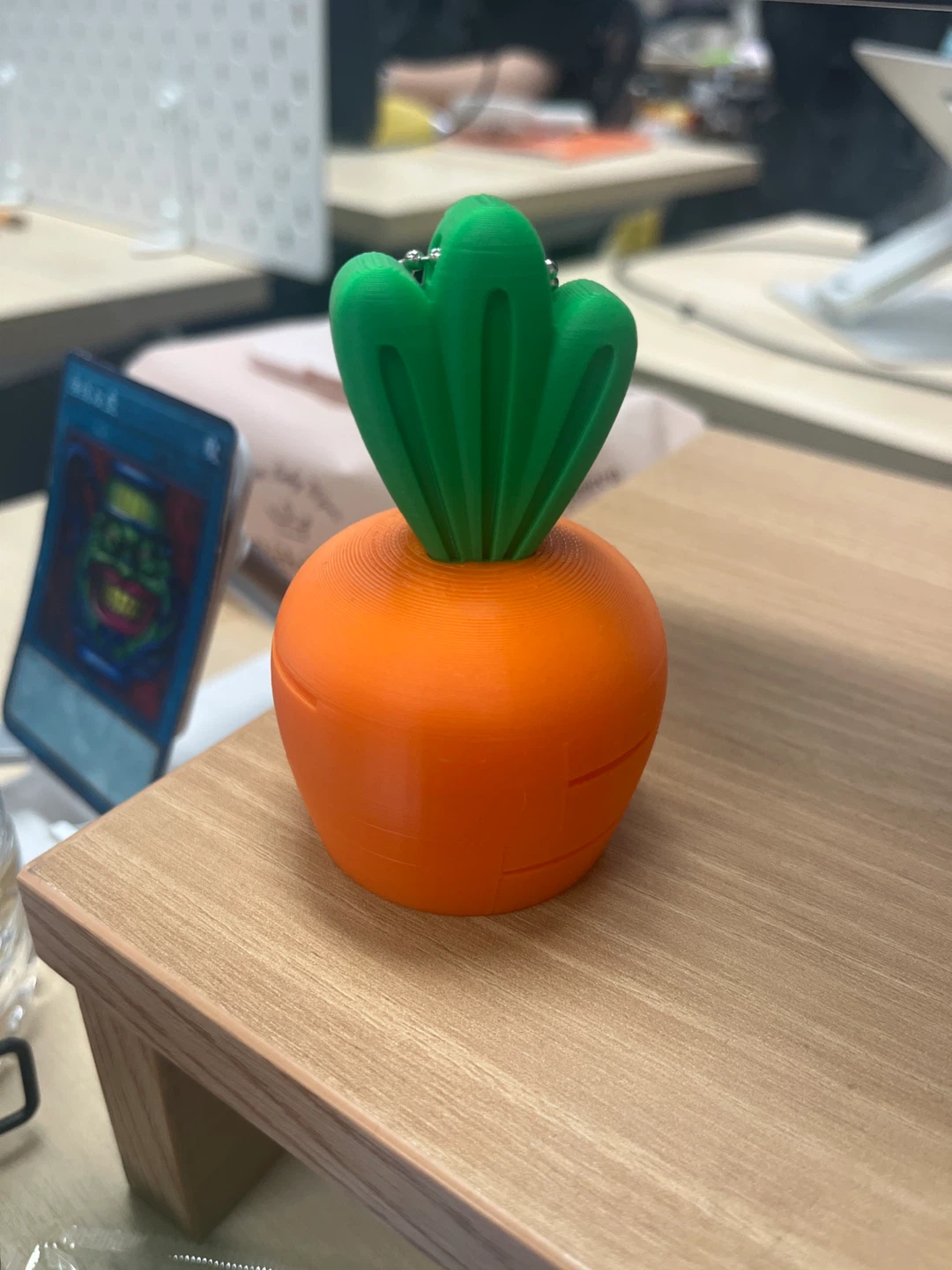 にんじん型 キーホルダー 小物入れ