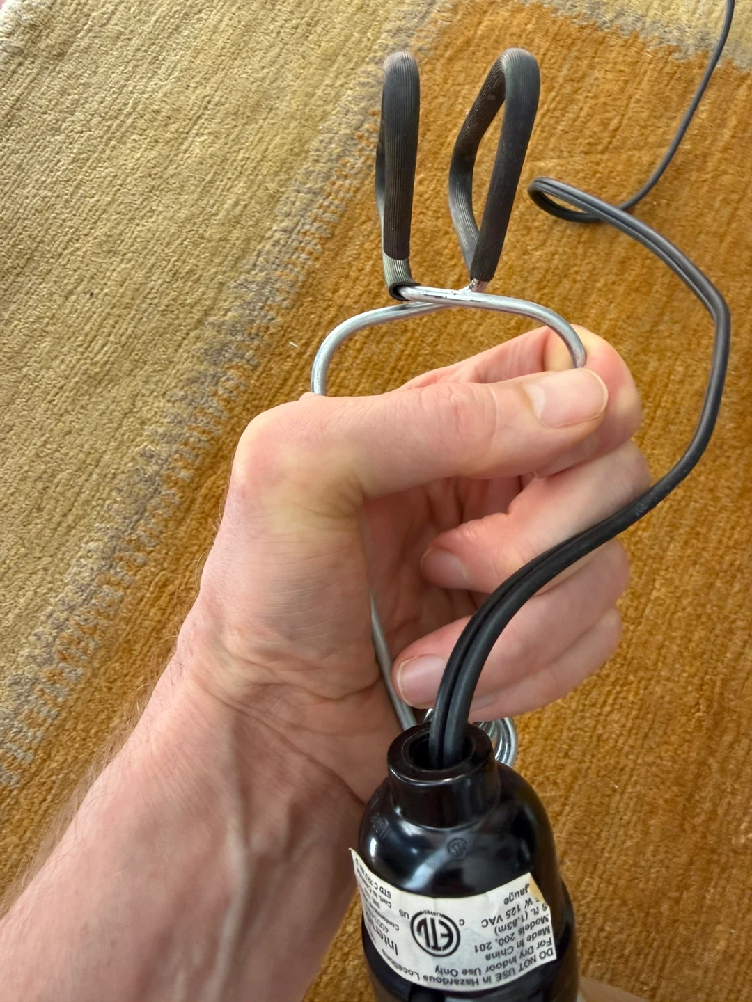 クランプライト 作業灯 フィリップス電球付きの写真4枚目