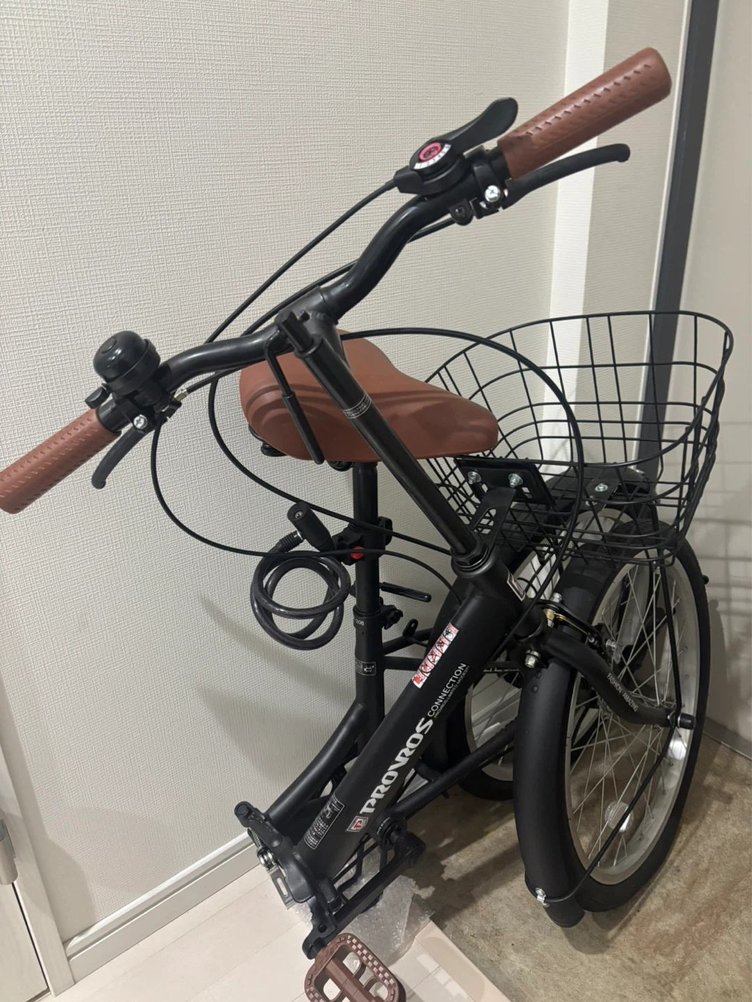折りたたみ自転車 黒の写真2枚目