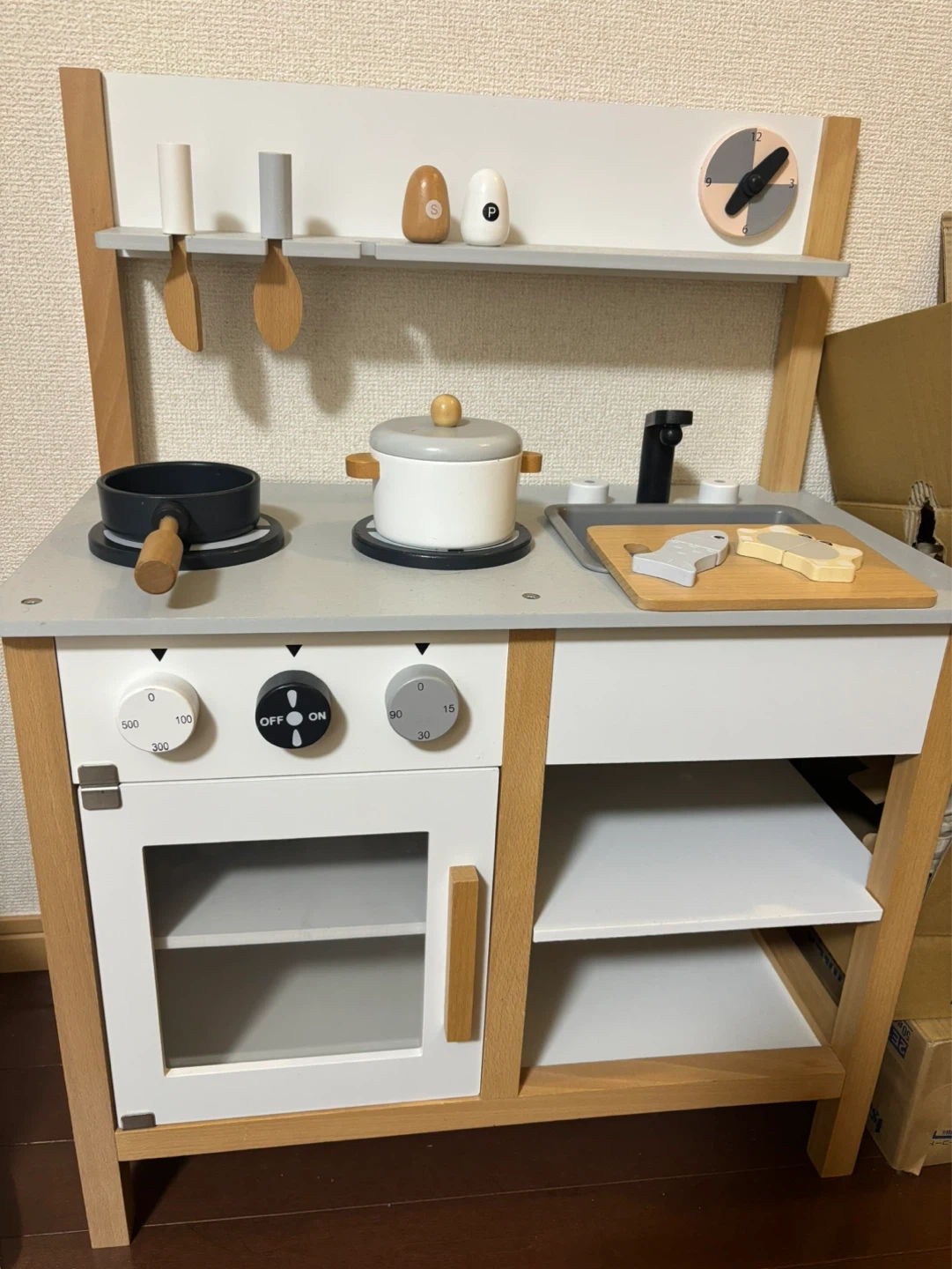 木製 おままごとキッチンセット