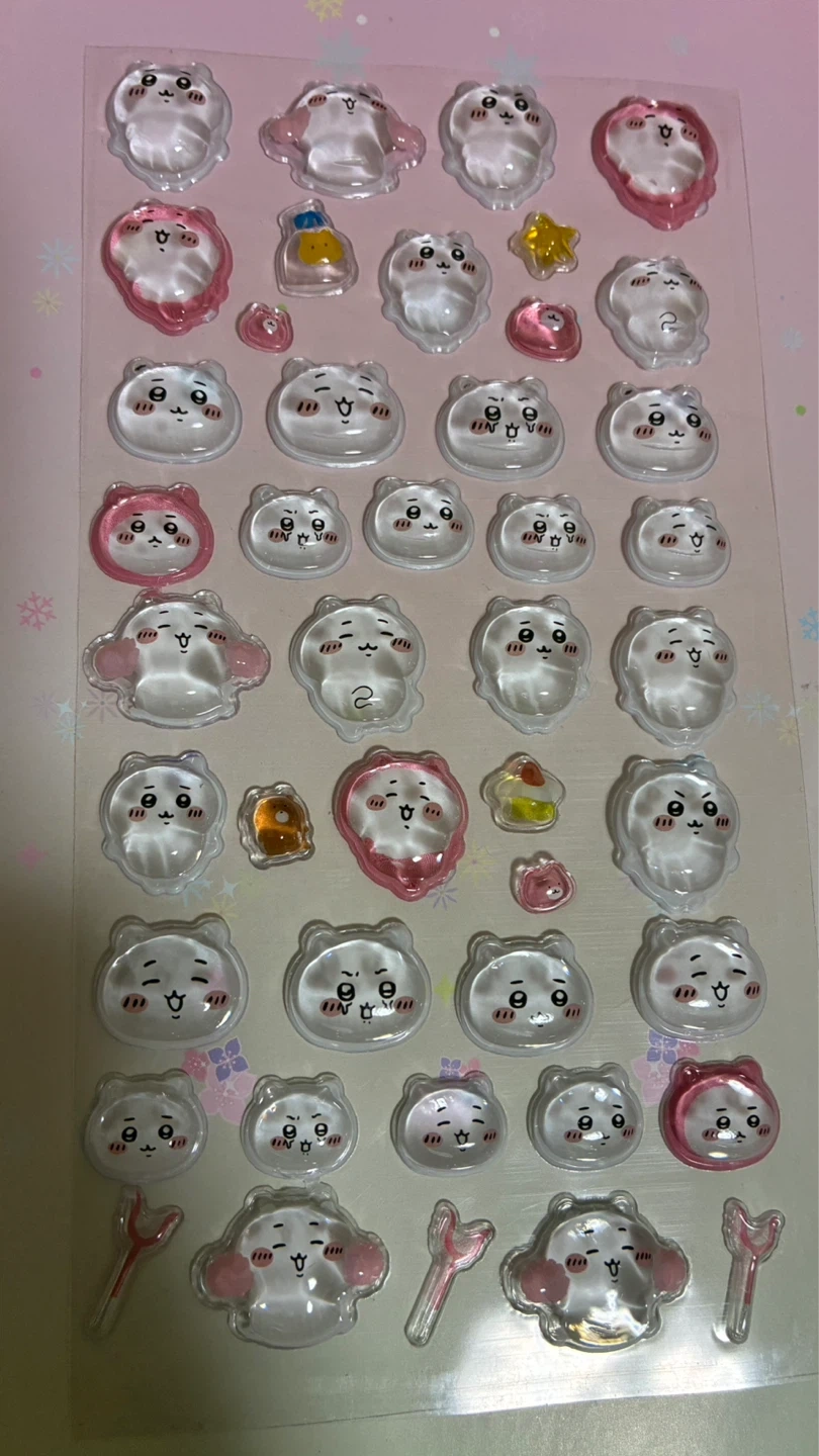 4枚ちいかわ ぷっくりシール 4種セットの写真4枚目