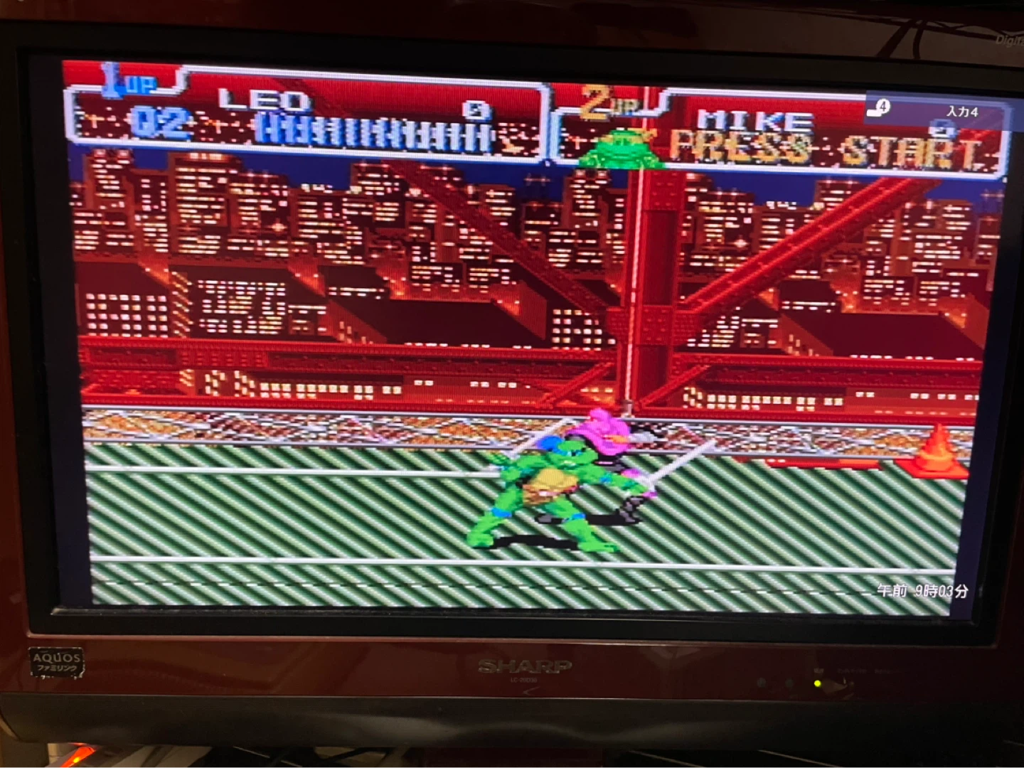 スーパーファミコン タートルズ インタイムの写真2枚目