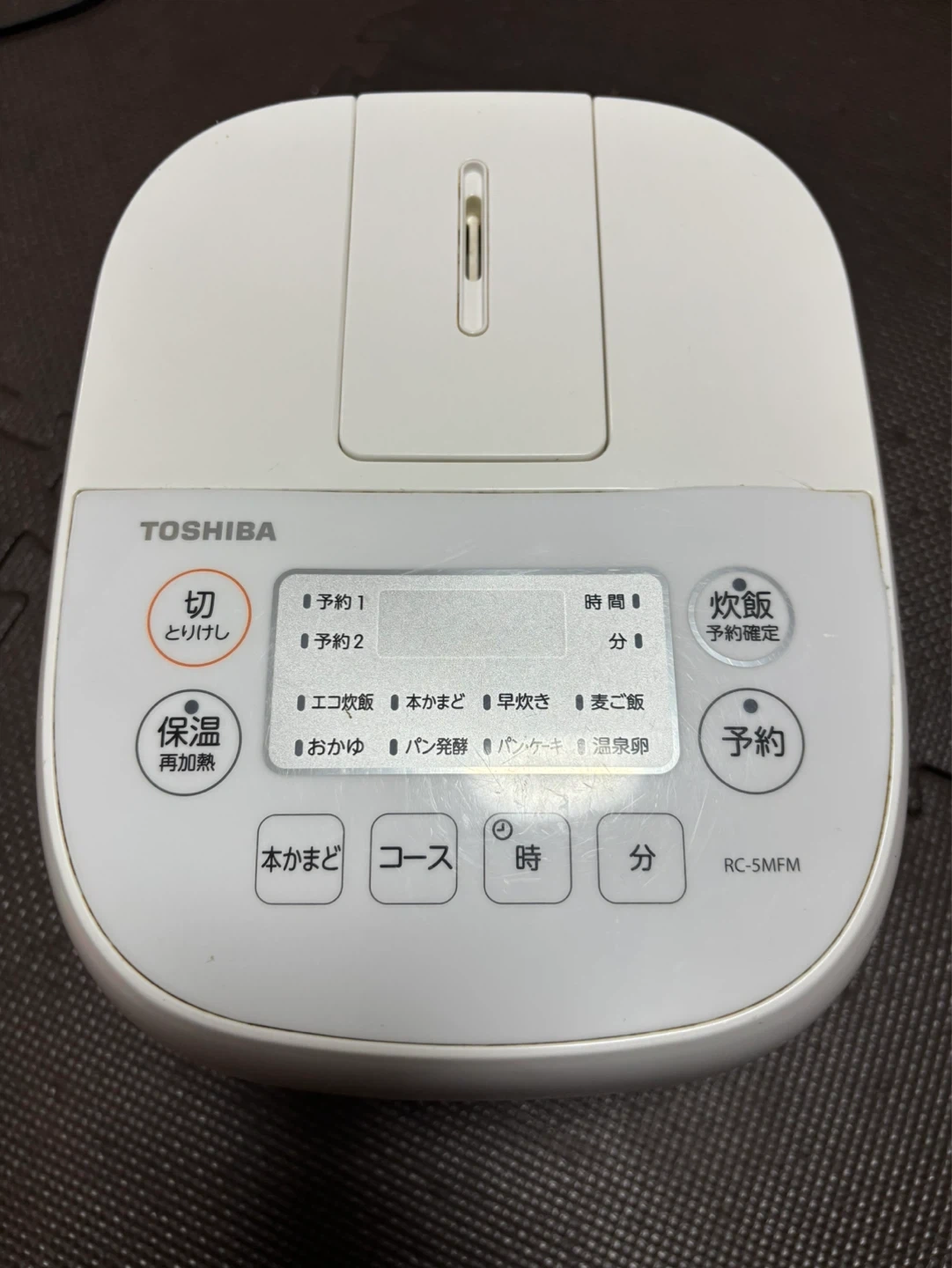 東芝 炊飯器 RC-5MFM 0.54L