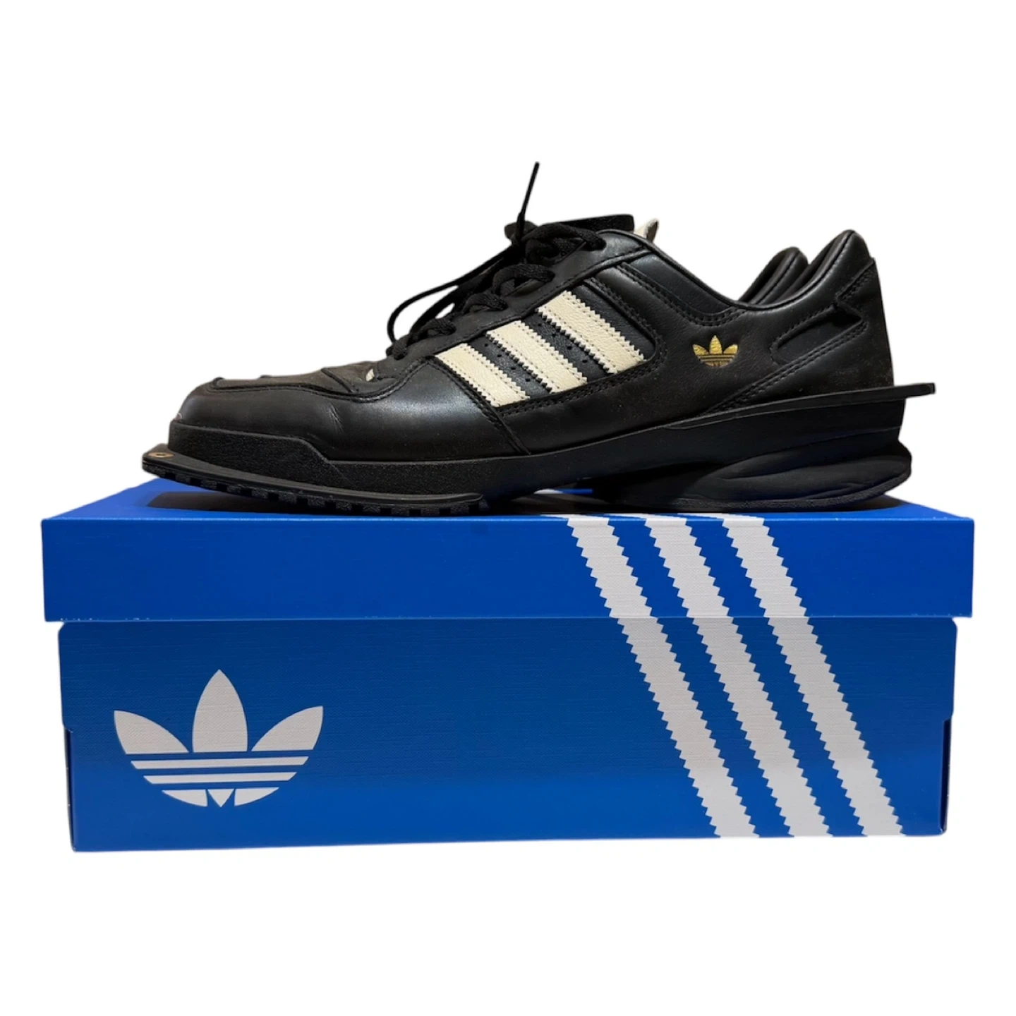 adidas FORUM SQ W CBLACK/CREWHT/GOLDMT 27.5cmの写真2枚目