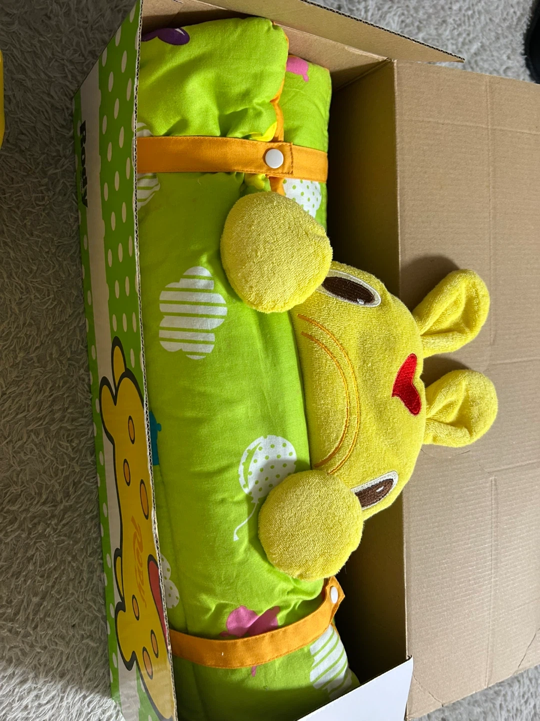 昭和西川 お昼ねマット 黄色 50×100cmの写真3枚目