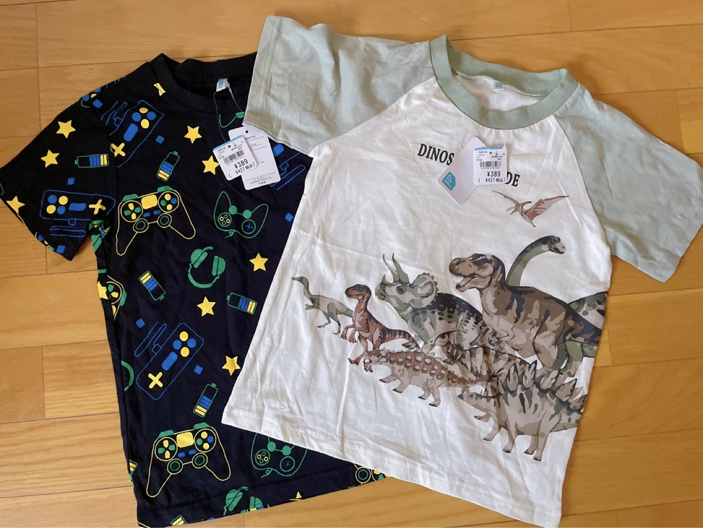 新品未使用 西松屋 半袖Tシャツ 2枚セット 130cm