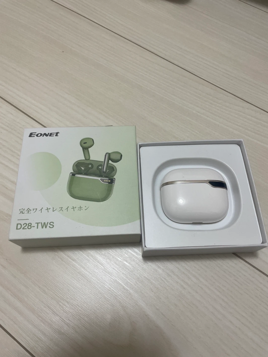 EONET ワイヤレスイヤホン D28-TWS ホワイト