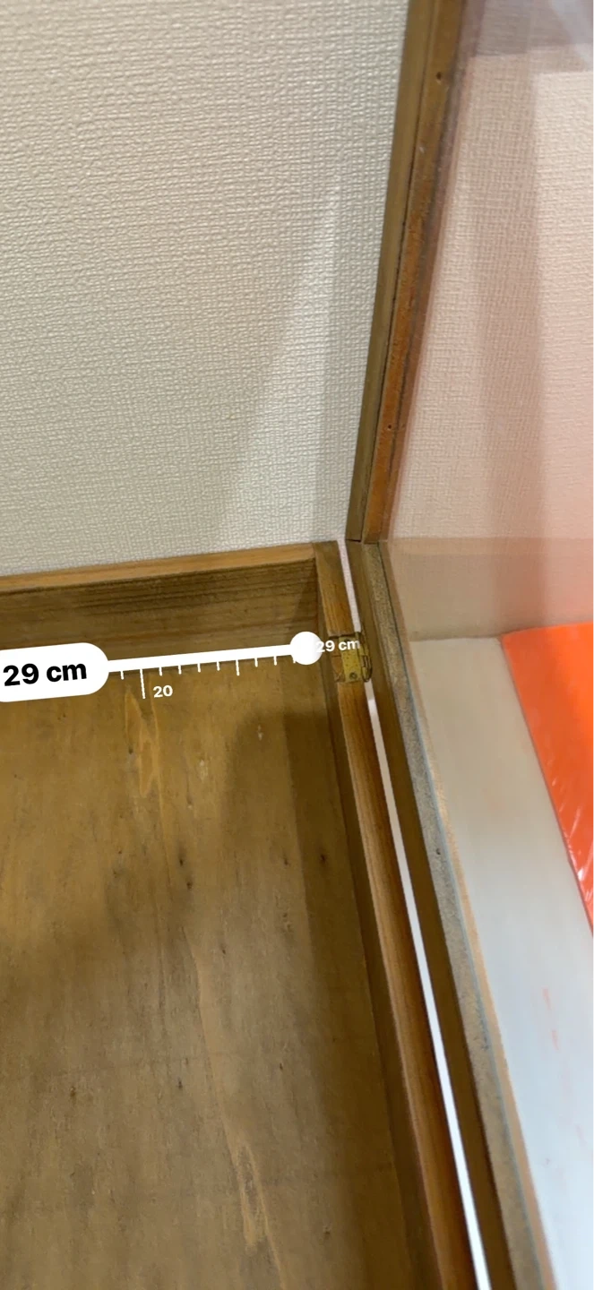 木製 ガラス蓋付き 収納ボックス アンティーク風の写真7枚目