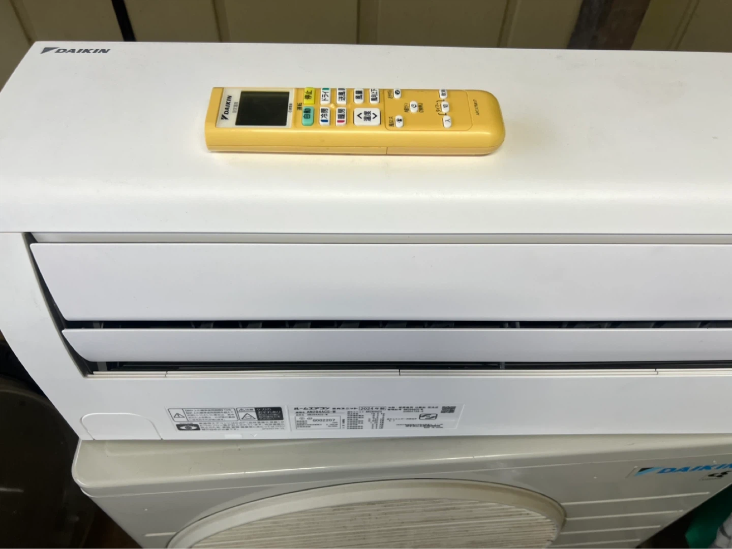 ダイキン製エアコン(2024年モデル、100V)は良好な状態です。の写真4枚目
