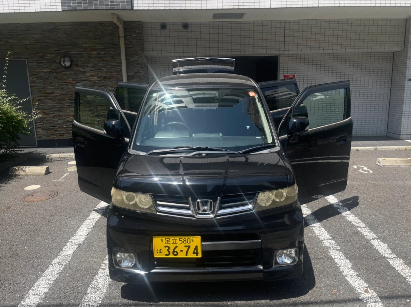 ホンダ ゼストスパークブラックの写真3枚目