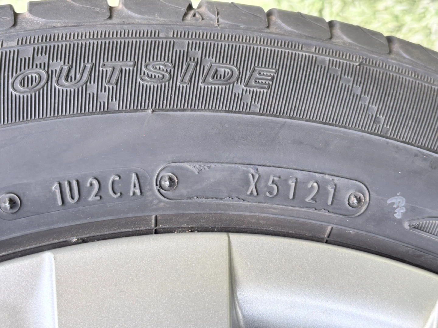 ダンロップ サマータイヤ 185/60R15 4本セットの写真4枚目