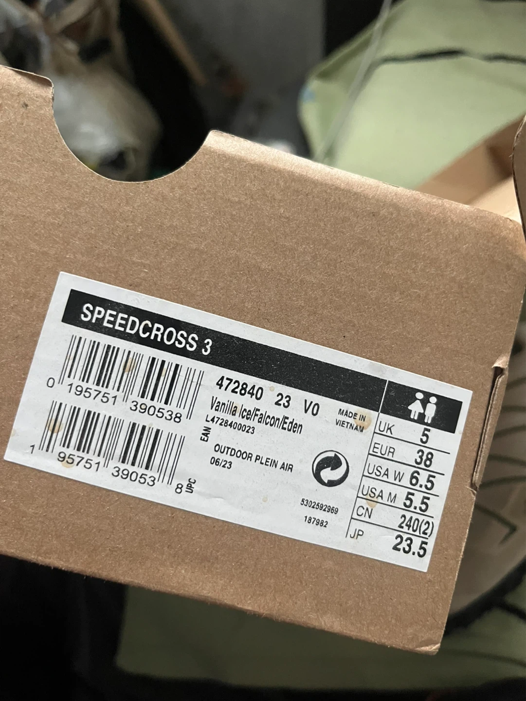 Ray BEAMS別注　サロモン スピードクロス3 23.5cmの写真6枚目
