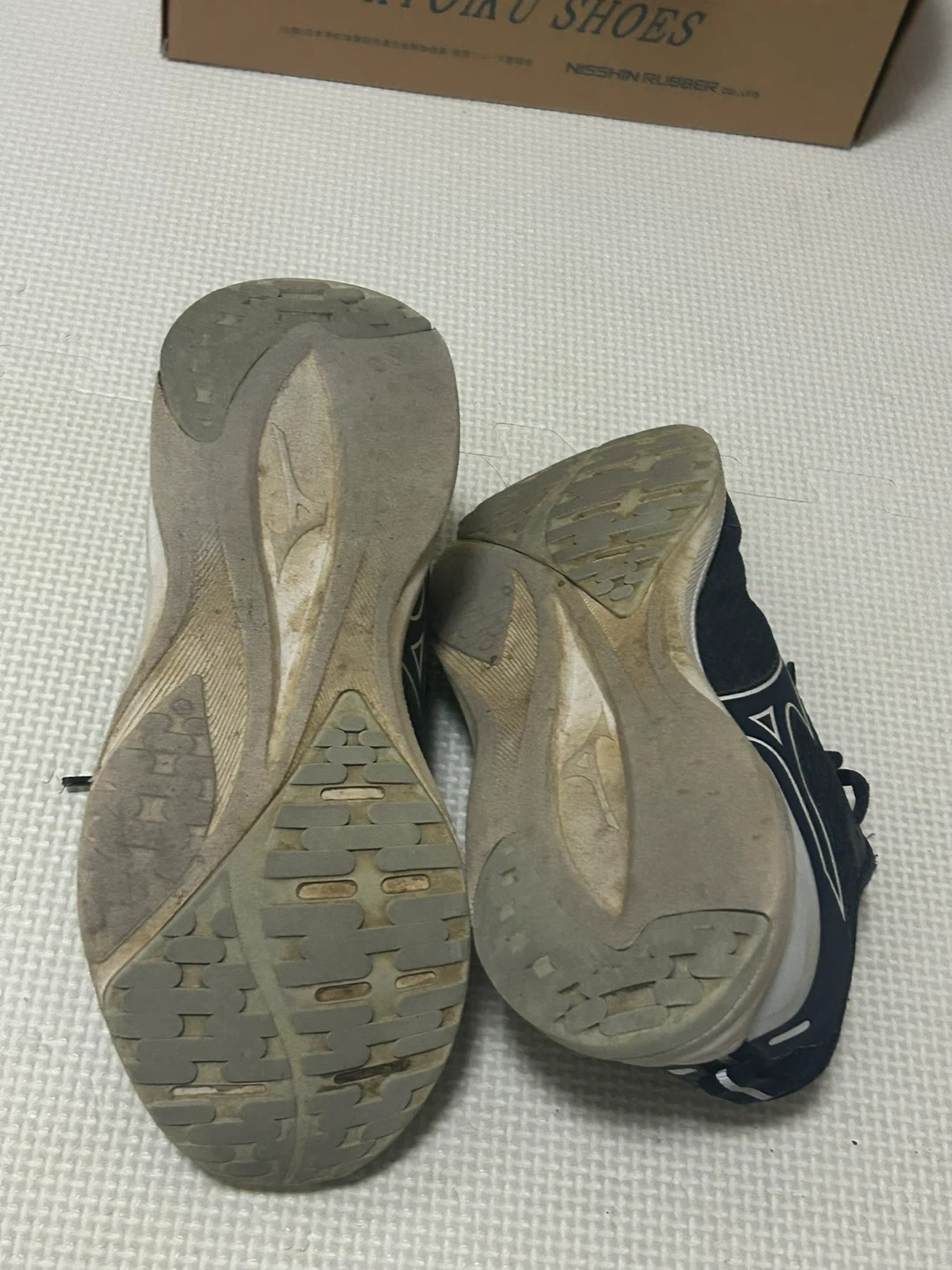 22.5cm MIZUNO(ミズノ) エスペランザー Jr. 子ども 運動靴 軽量 ネイビーの写真3枚目