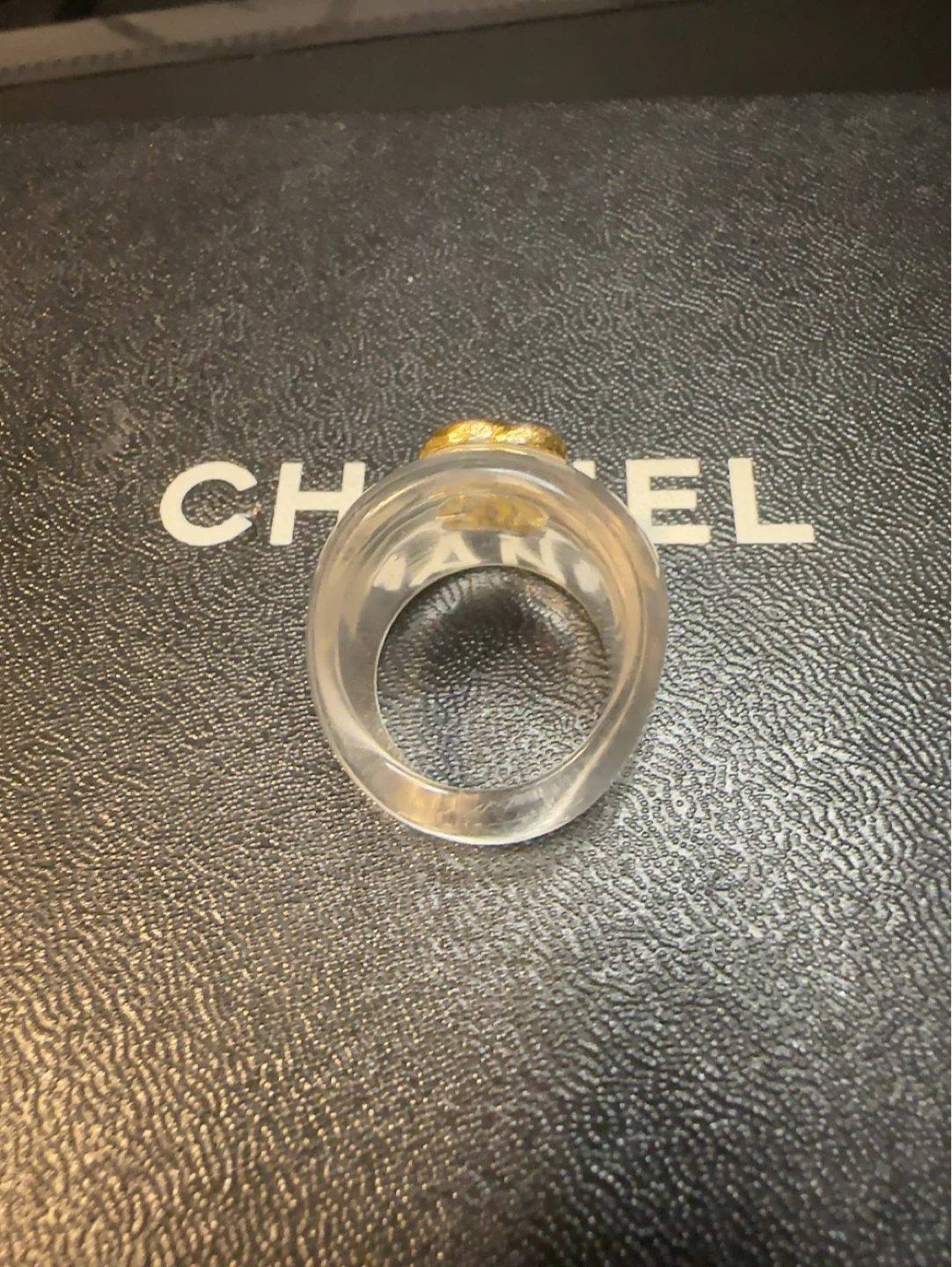 CHANEL シャネル ココマーク クリアリング 13.14号 指輪の写真2枚目