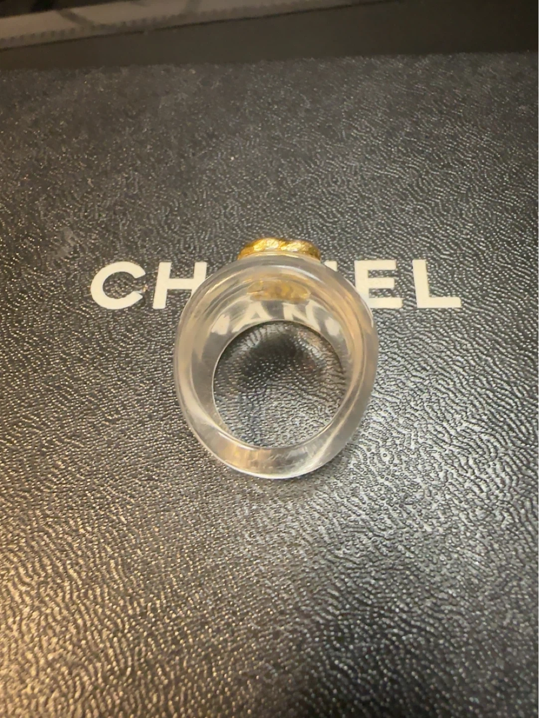 CHANEL シャネル ココマーク クリアリング 13.14号 指輪の写真2枚目