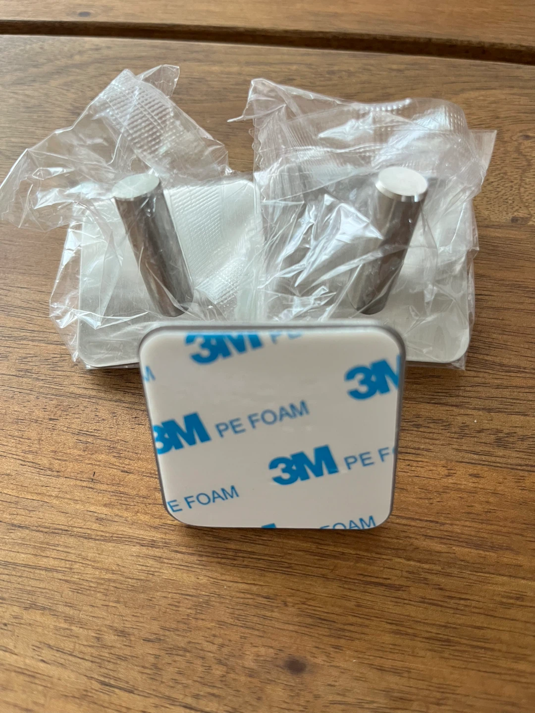 超強力粘着フック3個セットステンレス製の写真2枚目