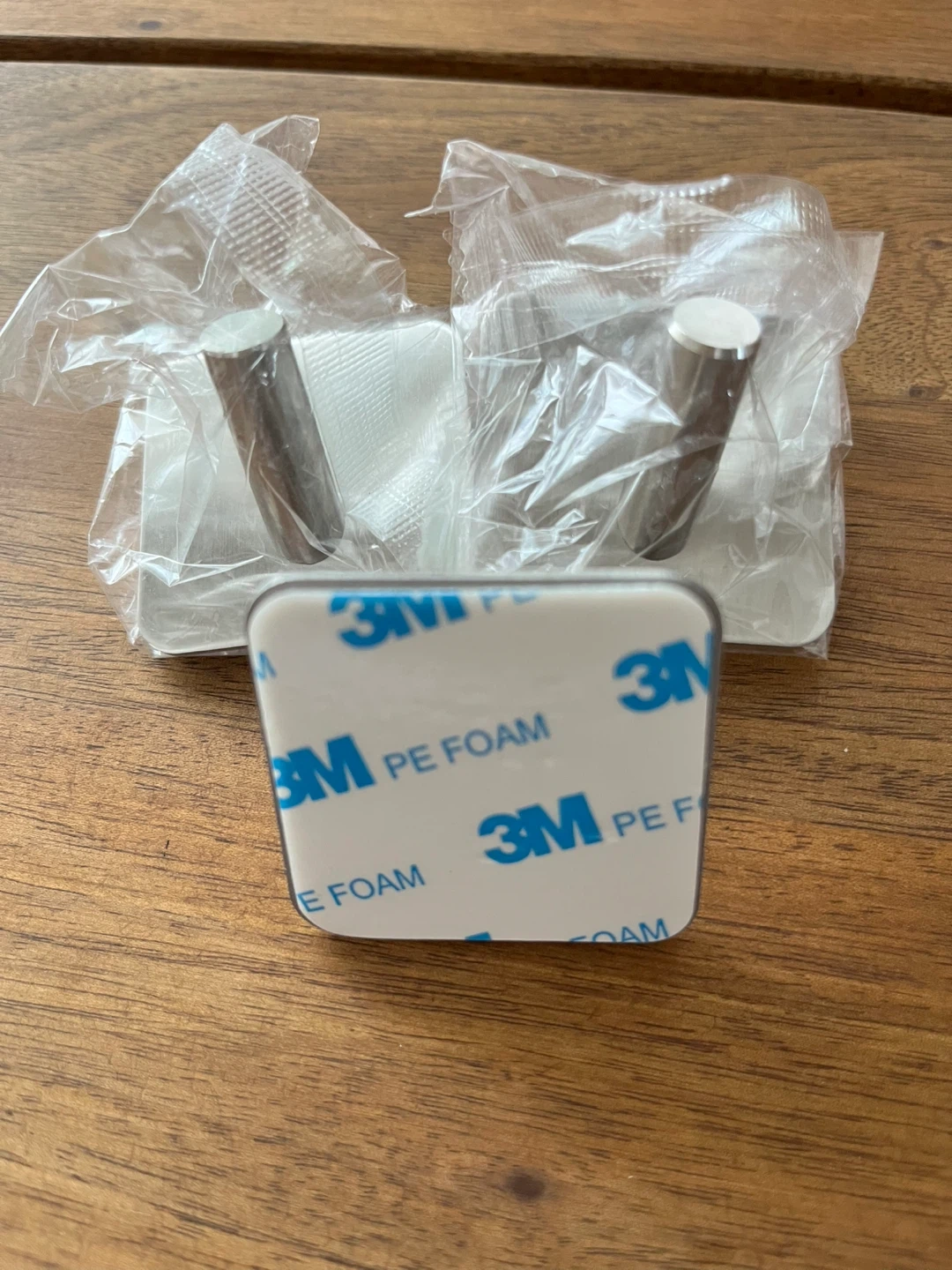 超強力粘着フック3個セットステンレス製の写真2枚目