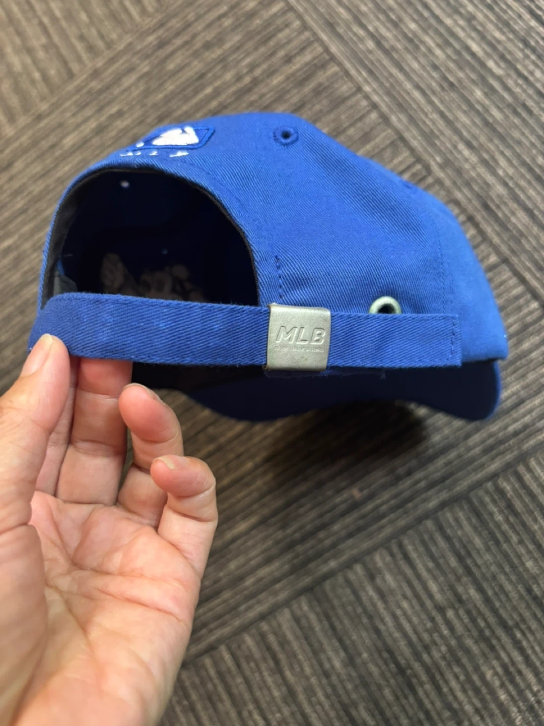 MLB ドジャース ミッキーコラボ キャップ 青の写真3枚目