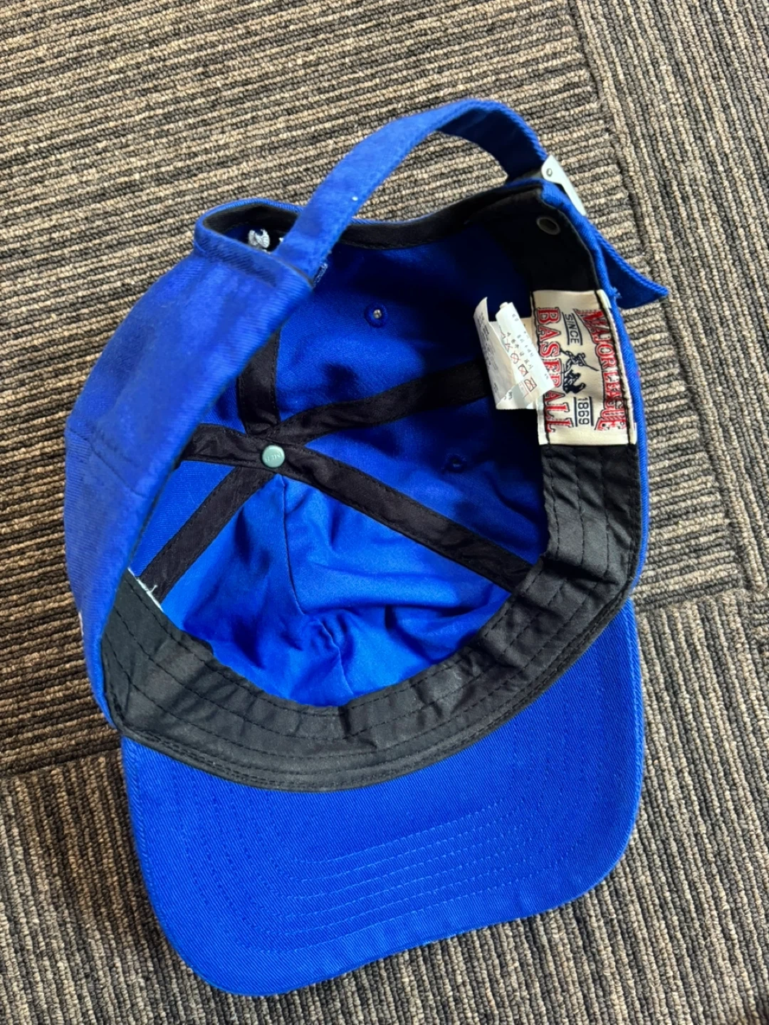 MLB ドジャース ミッキーコラボ キャップ 青の写真4枚目