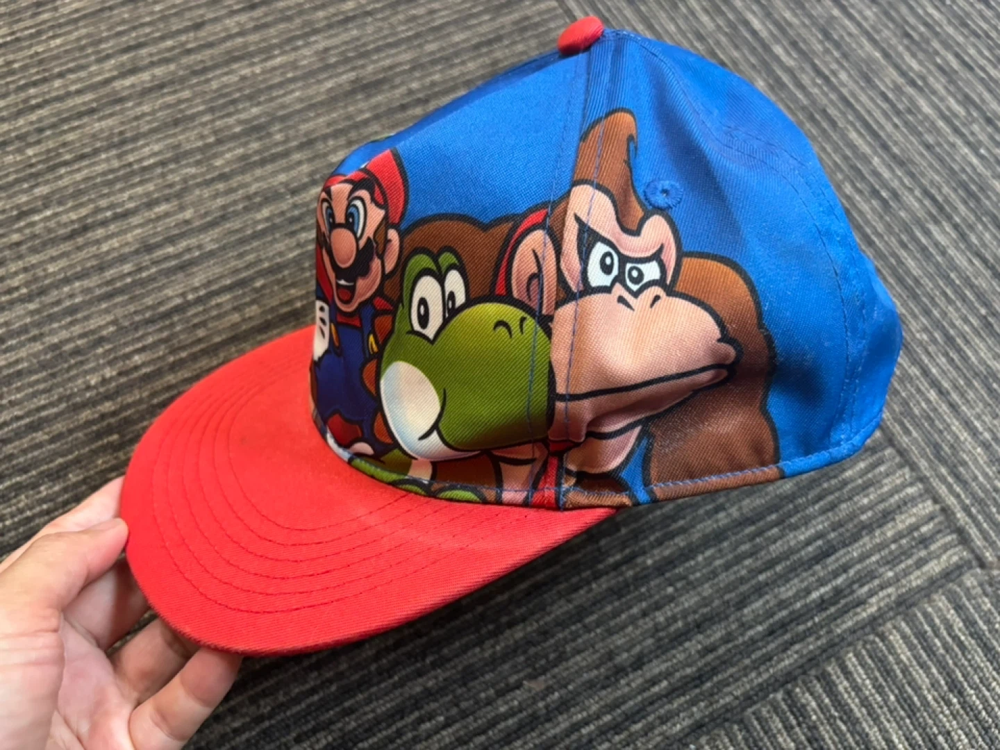 マリオキャラクター キャップ 子供用の写真2枚目