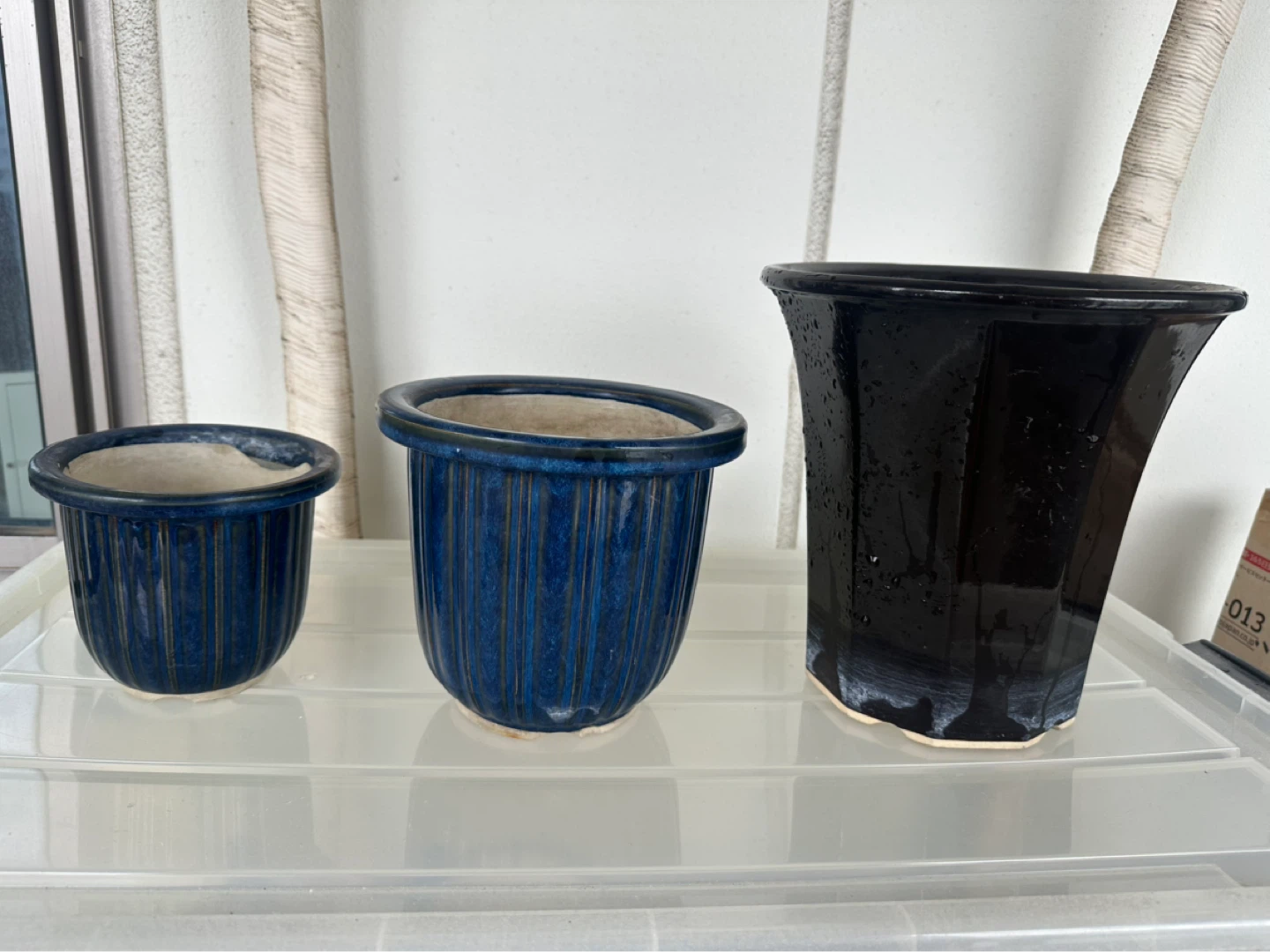 植木鉢 3点セット 陶器製